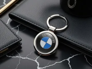BMW Support Clés Métal Édition Acier